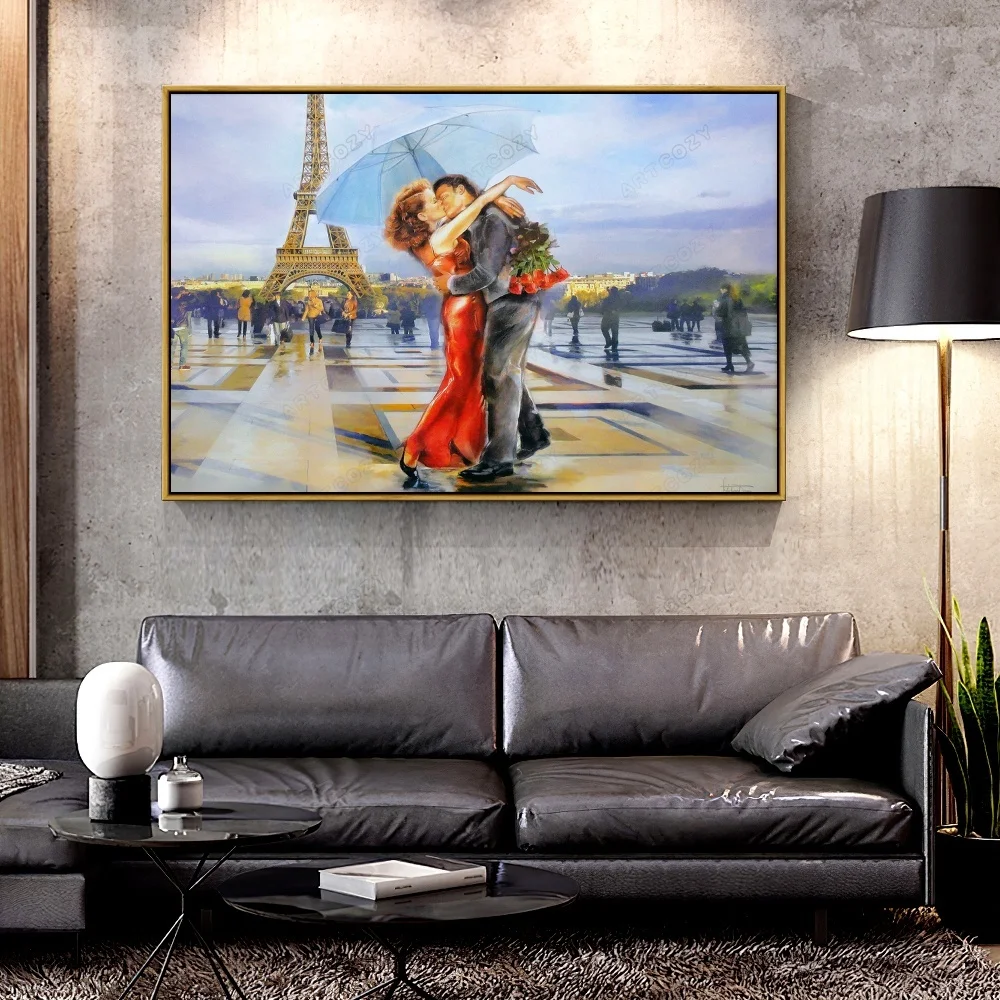 Artcozy Rain Romantic Couple Dance Oil Canvas Painting for Home Decoration Wall Art Canvas Printings Love Spray Painting Single
Artcozy Rain Romantic Couple Dance Oil Canvas Painting for Home Decoration Wall Art Canvas Printings Love Spray Painting Single