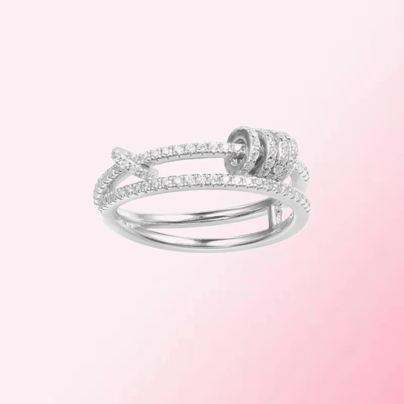 1:1 Make 925 Sterling Silver Customized Love Winding Personality Exquisite Fashion Ring
1:1 Make 925 Sterling Silver Customized Love Winding Personality Exquisite Fashion Ring