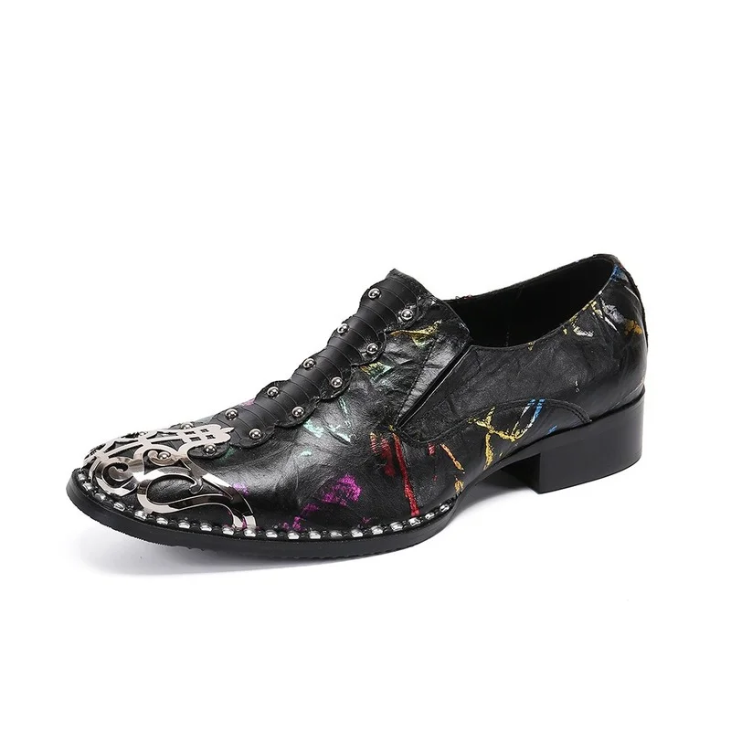 2021 Black Color with Golden Printing Men Leather Shoes Banquet and Party Men Shoes Handmade Oxfords Plus Size Male Dress Shoe
2021 Black Color with Golden Printing Men Leather Shoes Banquet and Party Men Shoes Handmade Oxfords Plus Size Male Dress Shoe