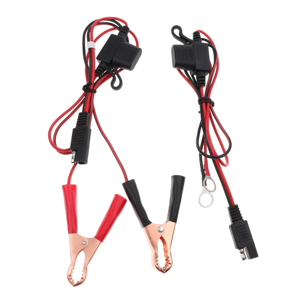 1 пара зажимов типа «крокодил» с коробкой, сплавленные 2-контактные быстроразъемные штекерные кабели SAE 
1 пара зажимов типа «крокодил» с коробкой, сплавленные 2-контактные быстроразъемные штекерные кабели SAE