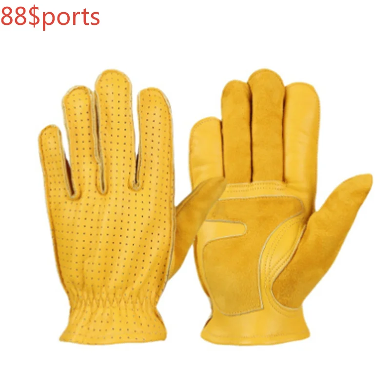 Goat Skin Leather Gloves Outdoor Sports Riding Cycling mitts Mountain Cross-country Breathable Wear-resistant Anti-skid Mittens
Goat Skin Leather Gloves Outdoor Sports Riding Cycling mitts Mountain Cross-country Breathable Wear-resistant Anti-skid Mittens