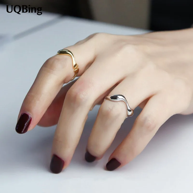 New Geometric 925 Sterling Silver Curve Wave Rings For Women Jewelry Fashion Gifts
New Geometric 925 Sterling Silver Curve Wave Rings For Women Jewelry Fashion Gifts