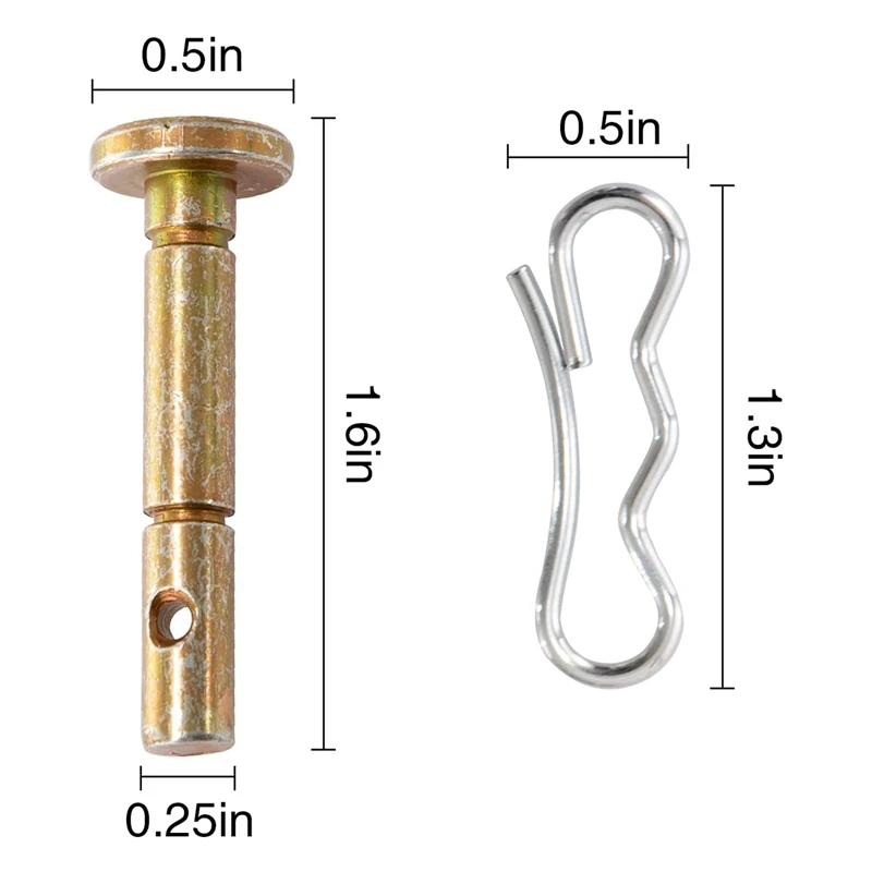1Set for 738-04124 and 714-04040 Shear Pin Kit for MTD Snow Throwers(20 Pcs Shear Pins + 20 Pcs Cotters)
1Set for 738-04124 and 714-04040 Shear Pin Kit for MTD Snow Throwers(20 Pcs Shear Pins + 20 Pcs Cotters)