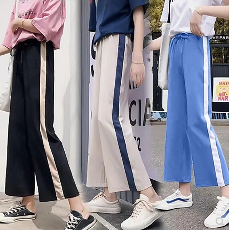 2021 new spring and summer wide-leg pants thin loose high waist slim casual nine points all-match high waist women
2021 new spring and summer wide-leg pants thin loose high waist slim casual nine points all-match high waist women