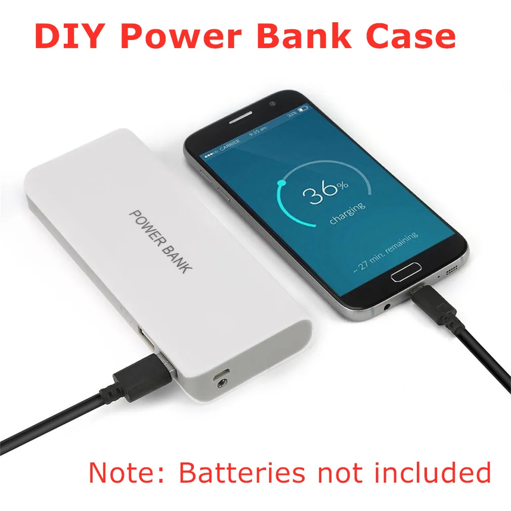 13000mah DIY Power Bank Case External Batteries Portable Mobile Phone Backup Bank w/Two USB Interface Charger Power Bank Case
13000mah DIY Power Bank Case External Batteries Portable Mobile Phone Backup Bank w/Two USB Interface Charger Power Bank Case