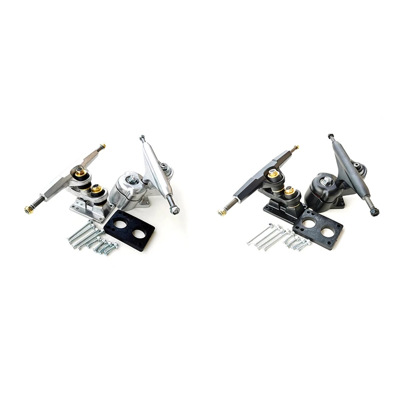 ELOS-S6 Meraki Land Surf Skateboard Trucks 6.25Inch Double Kingpin Skateboard Rear Trucks Gravity Casting SHR Bushings
ELOS-S6 Meraki Land Surf Skateboard Trucks 6.25Inch Double Kingpin Skateboard Rear Trucks Gravity Casting SHR Bushings