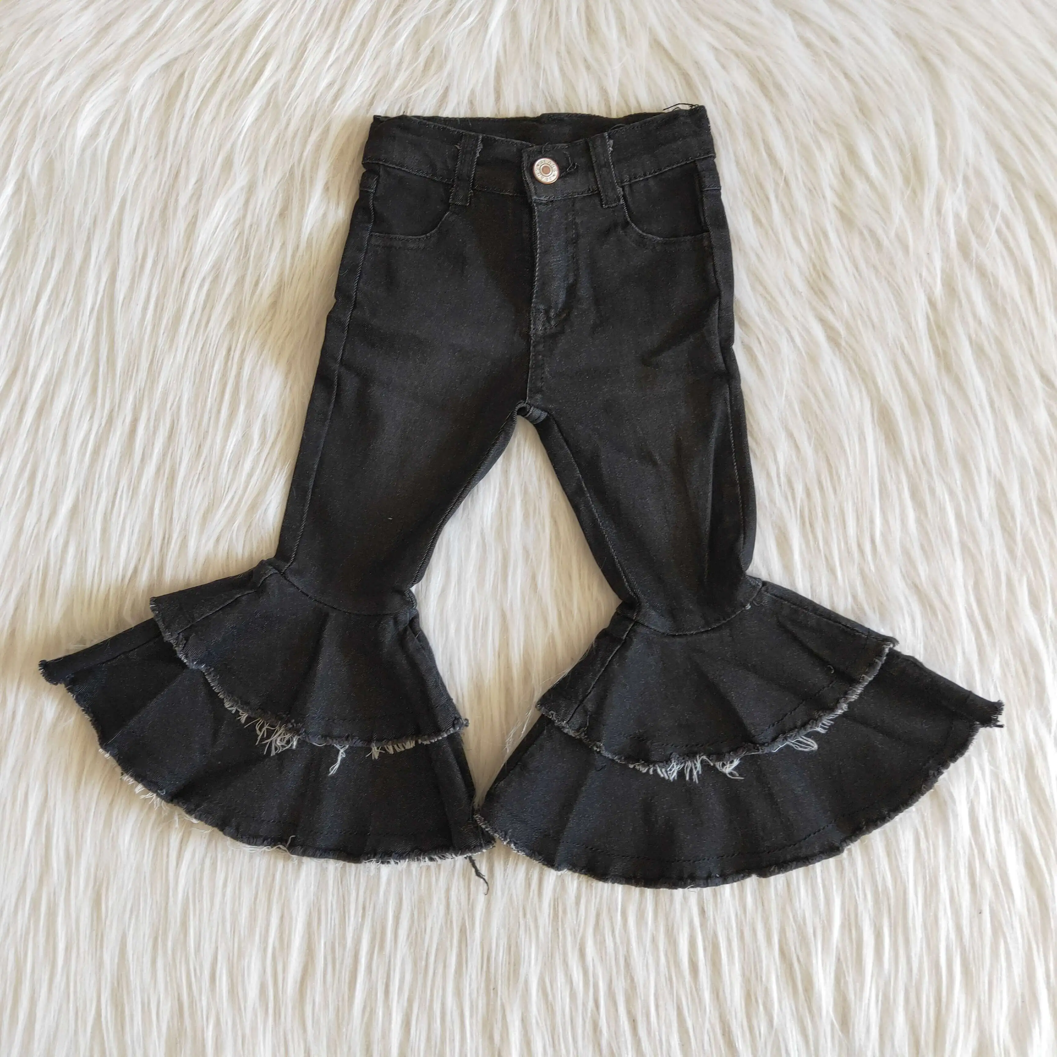 2020 hot selling children's clothing baby girl black double jeans girls bell pants boutique clothing
2020 hot selling children's clothing baby girl black double jeans girls bell pants boutique clothing
