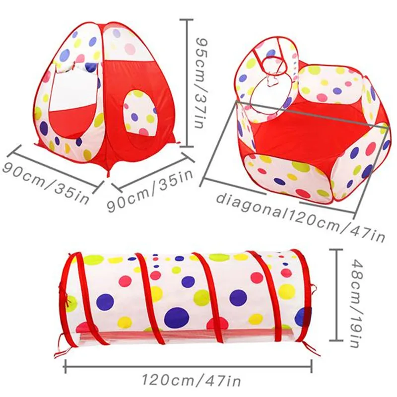 Portable Folding Baby Toys Ball Pool Baby Tent House Crawling Tunnel Ocean Indoor Outdoor Games Kids Tent Playing House
Portable Folding Baby Toys Ball Pool Baby Tent House Crawling Tunnel Ocean Indoor Outdoor Games Kids Tent Playing House