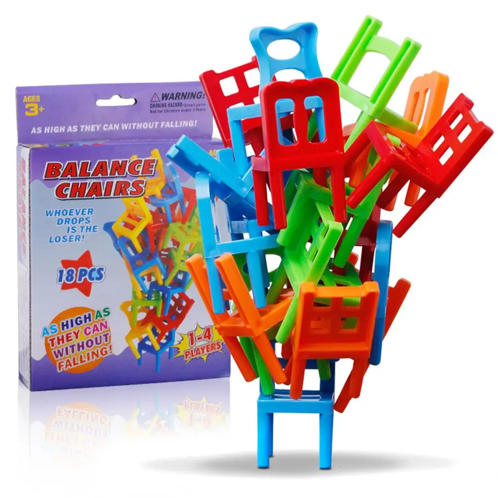 Random Color 18 Pcs Chairs Stacking Tower Balancing Game Stacking Chair Kids Balance Stacking Chairs Toy Party Stacking Toys
Random Color 18 Pcs Chairs Stacking Tower Balancing Game Stacking Chair Kids Balance Stacking Chairs Toy Party Stacking Toys