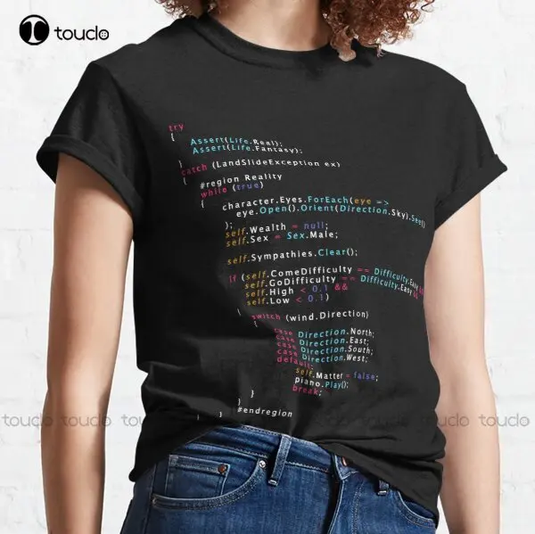 Is This The Real Life Coding Programming Color Classic T-Shirt Custom Aldult Teen Unisex Digital Printing Tee Shirt Xs-5Xl
Is This The Real Life Coding Programming Color Classic T-Shirt Custom Aldult Teen Unisex Digital Printing Tee Shirt Xs-5Xl