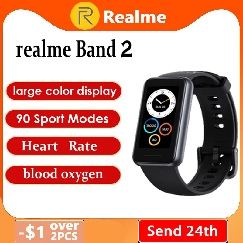 Смарт-часы realme Band 2 мужские водонепроницаемые, 1,4 дюйма, 90 спортивных режимов
Смарт-часы realme Band 2 мужские водонепроницаемые, 1,4 дюйма, 90 спортивных режимов