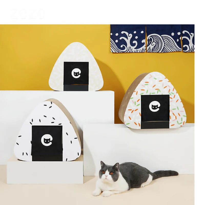 Onigiri Cat Scratcher Wear-resistant Vertical Cat Scratcher Cat Scratcher Creative Grinding Claw Cat Claw Board Does Not Drop De
Onigiri Cat Scratcher Wear-resistant Vertical Cat Scratcher Cat Scratcher Creative Grinding Claw Cat Claw Board Does Not Drop De