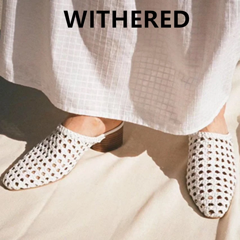 Jenny&Dave Slippers Women Women Ins Fashion Blogger Hand Woven Mule Shoes Heel Sandals Women Shoes Women Shoes Women Sandals
Jenny&Dave Slippers Women Women Ins Fashion Blogger Hand Woven Mule Shoes Heel Sandals Women Shoes Women Shoes Women Sandals