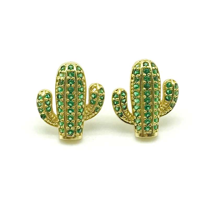 5pairs/lot Gold Filled Cactus Stud Earrings Green And Multicolor CZ Fashion Jewelry Earrings
5pairs/lot Gold Filled Cactus Stud Earrings Green And Multicolor CZ Fashion Jewelry Earrings