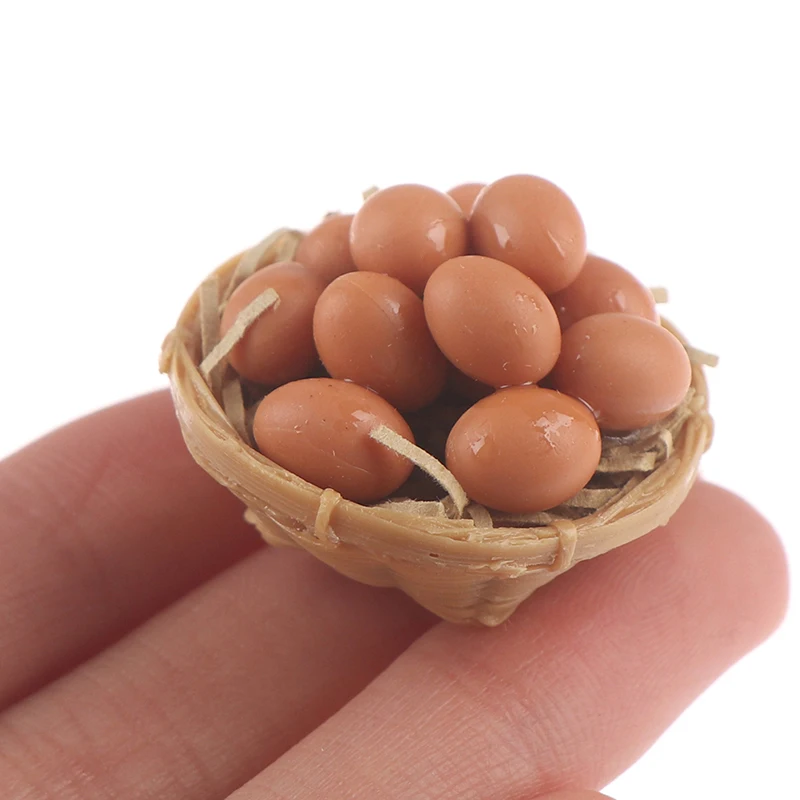 1Set Kitchen Food Mini Egg With Egg Baskets For Doll House Cooking Game Food 1:12 Scale Dollhouse Miniature Accessories
1Set Kitchen Food Mini Egg With Egg Baskets For Doll House Cooking Game Food 1:12 Scale Dollhouse Miniature Accessories