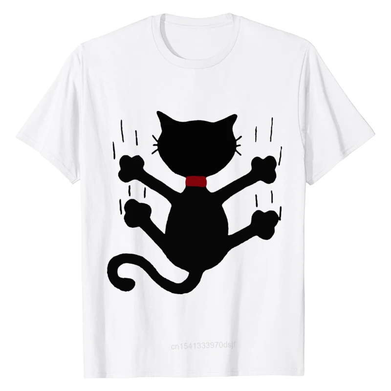 Regular T Shirts Falling Cat Tops Tees For Students Crew Neck Trendy Tees Cute Party TShirts New Coming
Regular T Shirts Falling Cat Tops Tees For Students Crew Neck Trendy Tees Cute Party TShirts New Coming