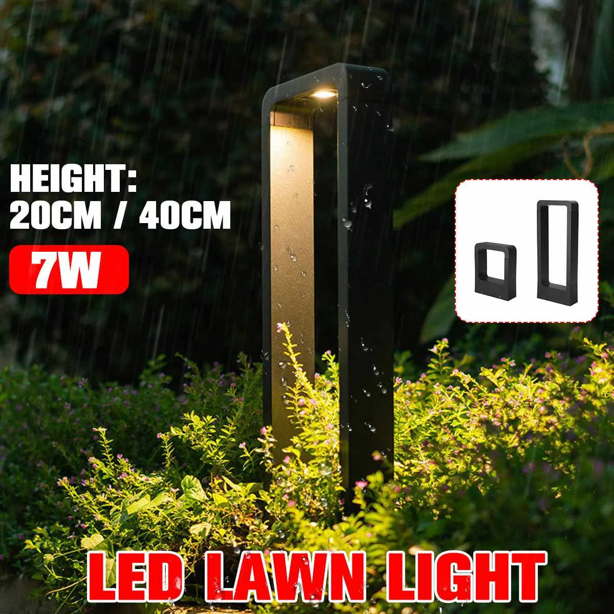 LED Lawn Light Outdoor Square Waterproof Aluminum Garden Lights Community Garden Courtyard Patio Landscape Decoration Road Light
LED Lawn Light Outdoor Square Waterproof Aluminum Garden Lights Community Garden Courtyard Patio Landscape Decoration Road Light