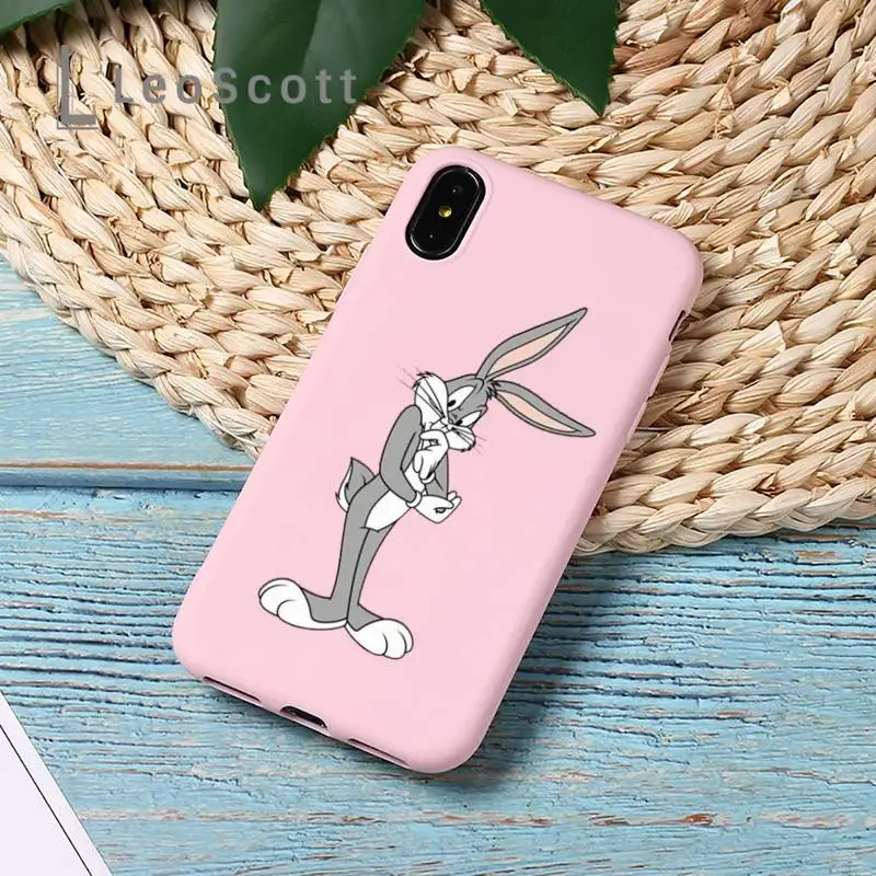 cute cartoon Bugs Bunny funny Phone Case Candy Color for iPhone 11 12 mini pro XS MAX 8 7 6 6S Plus X 5S SE 2020 XR
cute cartoon Bugs Bunny funny Phone Case Candy Color for iPhone 11 12 mini pro XS MAX 8 7 6 6S Plus X 5S SE 2020 XR