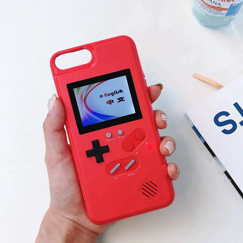 Полноцветный дисплей игровой чехол для телефона iPhone Xs Max Xr X Игровой 6 7 8 Plus Funda