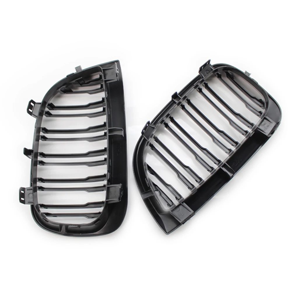 Gloss Black for BMW E81 E87 1 Series 04-07 Double Slat Sport Style Gloss Black Dual-Line Kidney Grille Replacement
Gloss Black for BMW E81 E87 1 Series 04-07 Double Slat Sport Style Gloss Black Dual-Line Kidney Grille Replacement