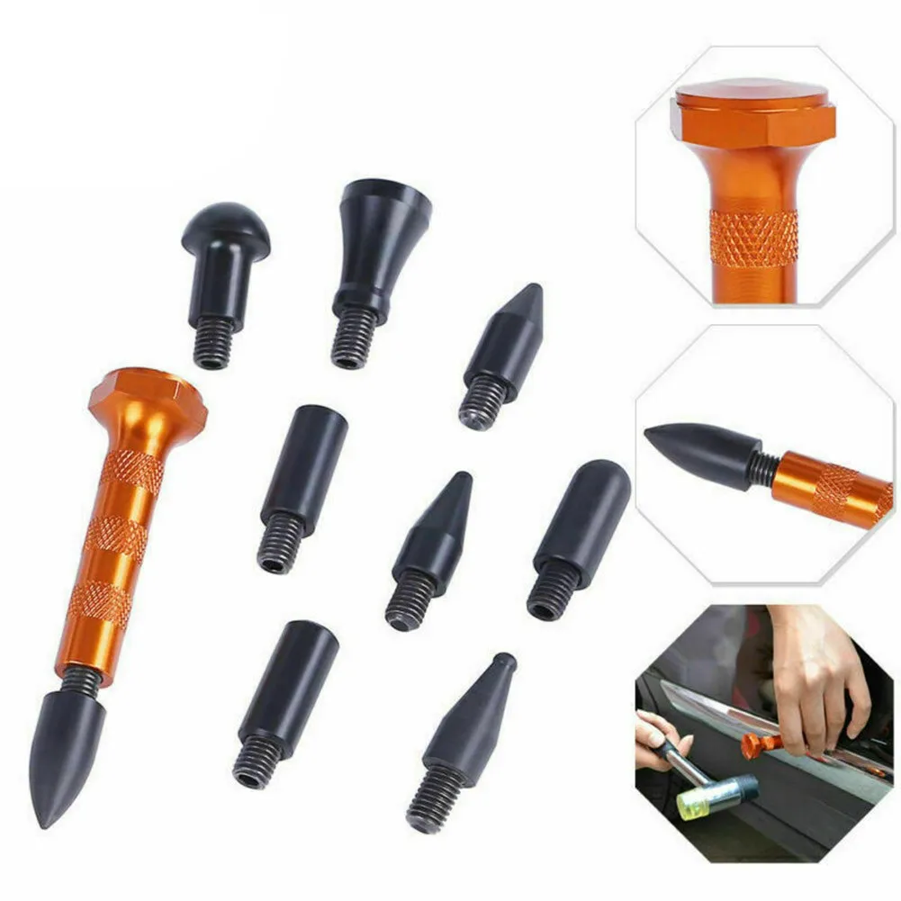 11Pc Car Dent Removal Repair Head Tap Down Pen Rubber Hammer Flattening Pen Tool Car Dent Repair Flattening Pen Car Repair Tool
11Pc Car Dent Removal Repair Head Tap Down Pen Rubber Hammer Flattening Pen Tool Car Dent Repair Flattening Pen Car Repair Tool