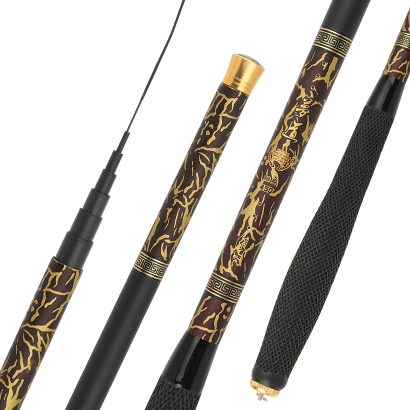 New High Carbon Stream Fishing Rod 3.9/4.5/4.8/5.4/6.3/7.2/8.0M Carbon Fiber Hand Pole Super Light Hard High-quality Fishing Rod
New High Carbon Stream Fishing Rod 3.9/4.5/4.8/5.4/6.3/7.2/8.0M Carbon Fiber Hand Pole Super Light Hard High-quality Fishing Rod