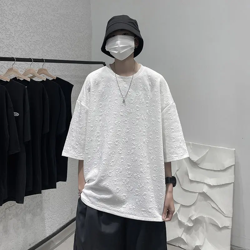 Summer Short-sleeved T-shirt Men's Fashion Harajuku Printing Casual Tshirt Men Streetwear Korean Loose Flower T Shirt Mens M-2XL
Summer Short-sleeved T-shirt Men's Fashion Harajuku Printing Casual Tshirt Men Streetwear Korean Loose Flower T Shirt Mens M-2XL