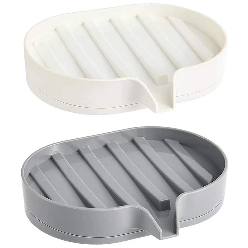 2 Pack,Plastic Soap Dish, Creative Rack, Drain Rack For Kitchen And Bathroom Shower
2 Pack,Plastic Soap Dish, Creative Rack, Drain Rack For Kitchen And Bathroom Shower