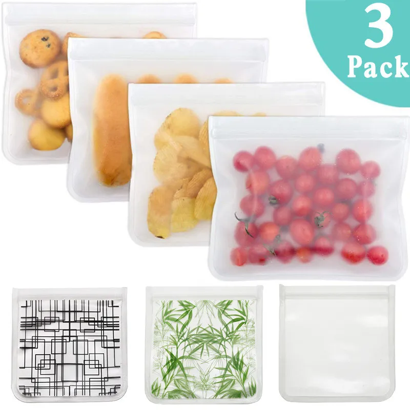 Reusable Safe Environmentally Friendly EVA Food Preservation Bag Kitchen Organizer Double Track PEVA Kitchen Storage Packaging
Reusable Safe Environmentally Friendly EVA Food Preservation Bag Kitchen Organizer Double Track PEVA Kitchen Storage Packaging