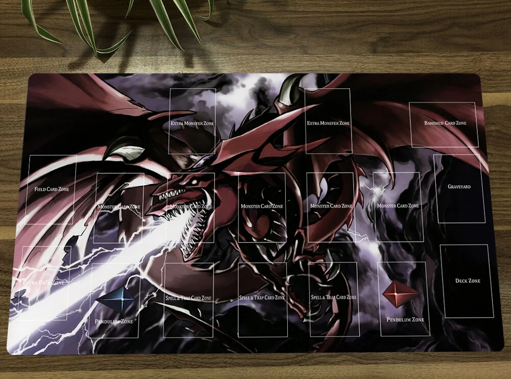 New YuGiOh Playmat Slifer the Sky Dragon CCG TCG Mat Trading Card Game Mat Mouse Pad With Zones + Free Bag Gift
New YuGiOh Playmat Slifer the Sky Dragon CCG TCG Mat Trading Card Game Mat Mouse Pad With Zones + Free Bag Gift