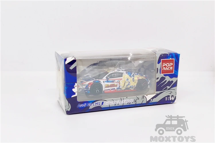 

POPRACE 1:64 POPRACE 1:64 Audi R8 LMS Race 2020 EVISU Marchy Lee Diecast Model Car