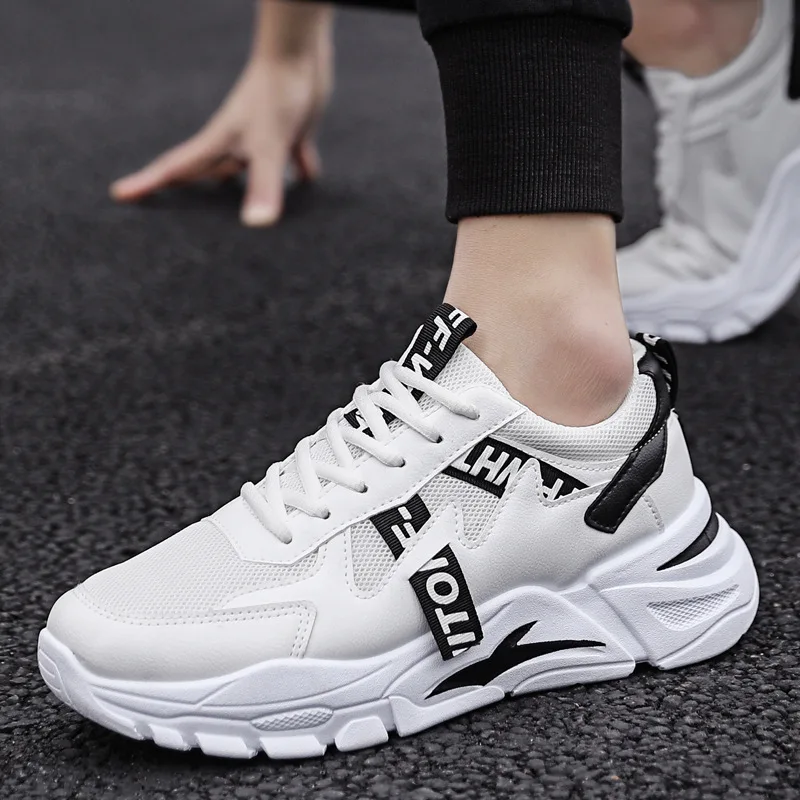 New Breathable Sneakers Mens Trend Thick-soled Clunky Sneaker Running Shoes Mens Shoes
New Breathable Sneakers Mens Trend Thick-soled Clunky Sneaker Running Shoes Mens Shoes