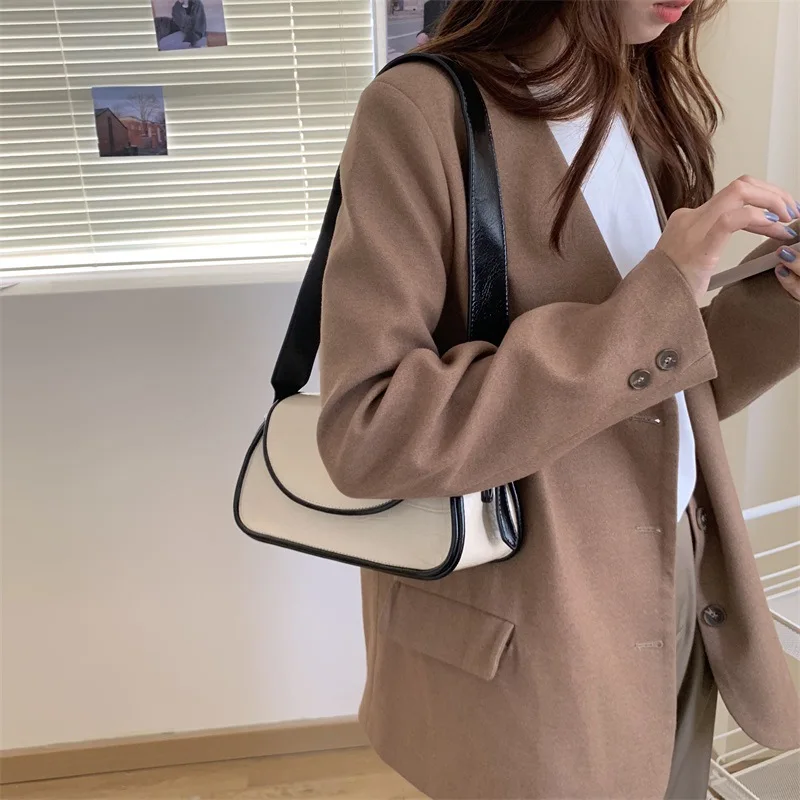 Contrast color Leather Crossbody Bags For Women 2021 Travel Handbag Fashion Simple Shoulder Simple Bag Ladies Cross Body Bag
Contrast color Leather Crossbody Bags For Women 2021 Travel Handbag Fashion Simple Shoulder Simple Bag Ladies Cross Body Bag