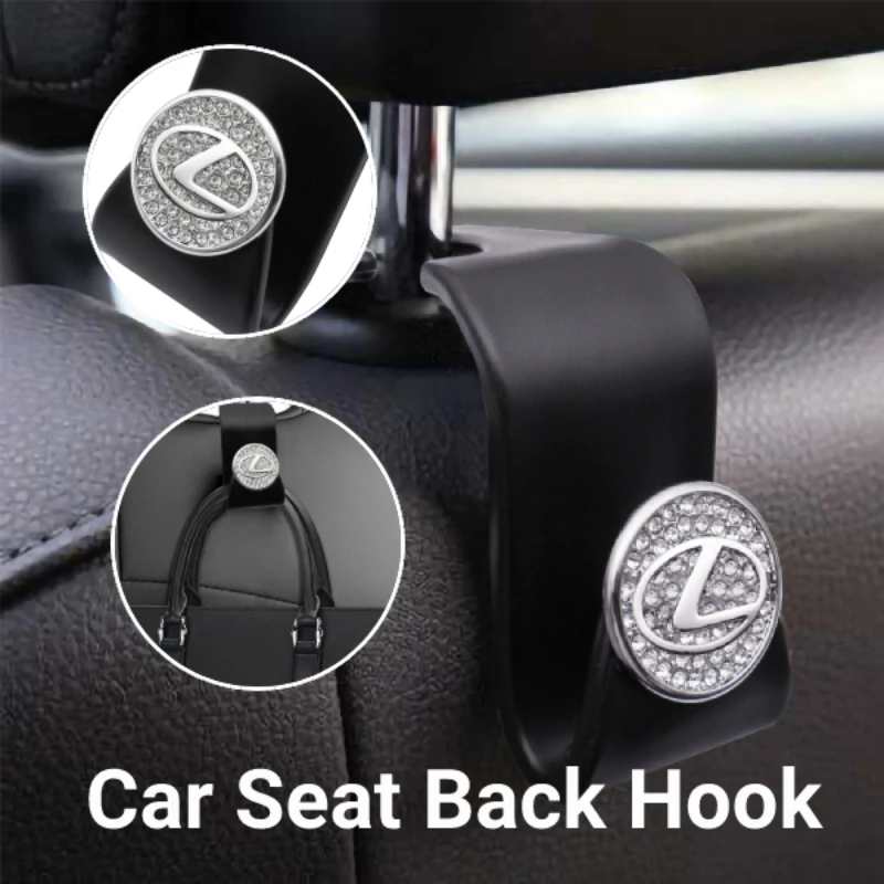 Bling Car Styling Seat Back Hooks Portable Hanger Holder Storage For Lexus ES300 RX330 GS300 IS250 IS200 CT200h NX RX Interior
Bling Car Styling Seat Back Hooks Portable Hanger Holder Storage For Lexus ES300 RX330 GS300 IS250 IS200 CT200h NX RX Interior