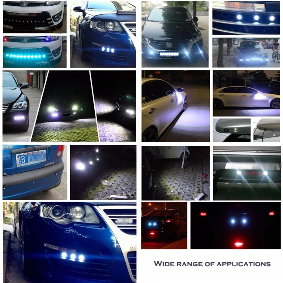 GEETANS 18mm Daytime Running Lights 12V White LED 10PCS Eagle Eye Light Car Fog DRL Reverse Backup Parking Signal black shell BH
GEETANS 18mm Daytime Running Lights 12V White LED 10PCS Eagle Eye Light Car Fog DRL Reverse Backup Parking Signal black shell BH