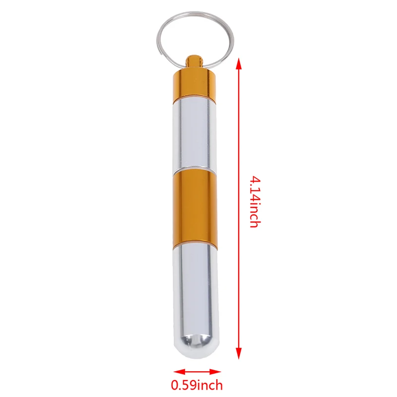 Aluminum Pill Case Outdoor Keychain Pocket Pill Holder Container Medicine Box
Aluminum Pill Case Outdoor Keychain Pocket Pill Holder Container Medicine Box