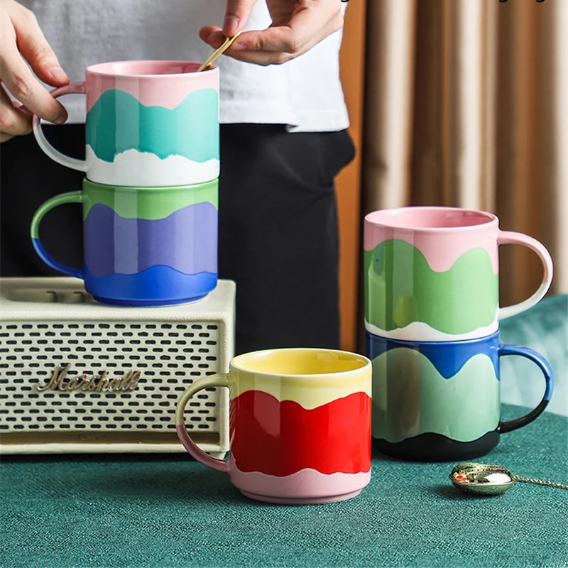 Nordic INS Style Painted Ceramic Mug Cup Home School Office Milk Water Tea Coffee Mugs Heat Insulation Drinkware Reusable Cups
Nordic INS Style Painted Ceramic Mug Cup Home School Office Milk Water Tea Coffee Mugs Heat Insulation Drinkware Reusable Cups
