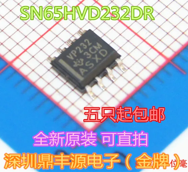 10 шт./лот SN65HVD232DR VP232 SOP-8
10 шт./лот SN65HVD232DR VP232 SOP-8