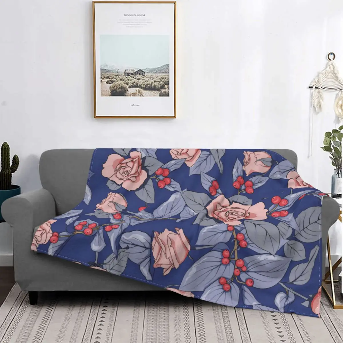 Rose Flower Plant Blanket Plaid Printed Stitch Cotton Breathable Coral Fleece Throw Blankets For Sofa Office
Rose Flower Plant Blanket Plaid Printed Stitch Cotton Breathable Coral Fleece Throw Blankets For Sofa Office