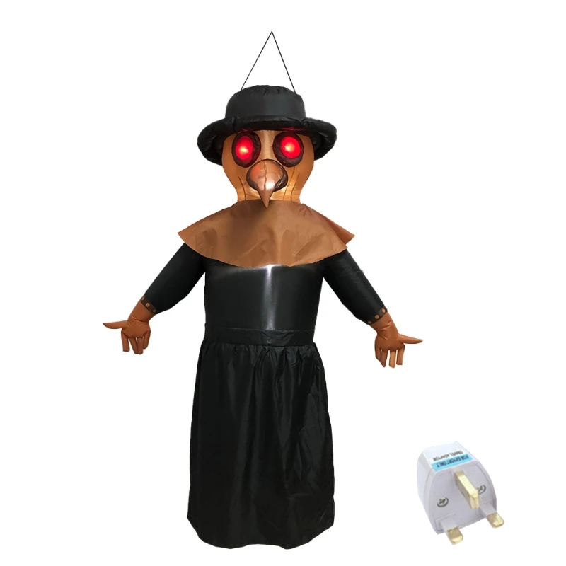 Red Eye Ghost Bird Inflatable Model Build-in LEDs Blow Up Halloween Party Decorations for Yard Garden Lawn Festive
Red Eye Ghost Bird Inflatable Model Build-in LEDs Blow Up Halloween Party Decorations for Yard Garden Lawn Festive