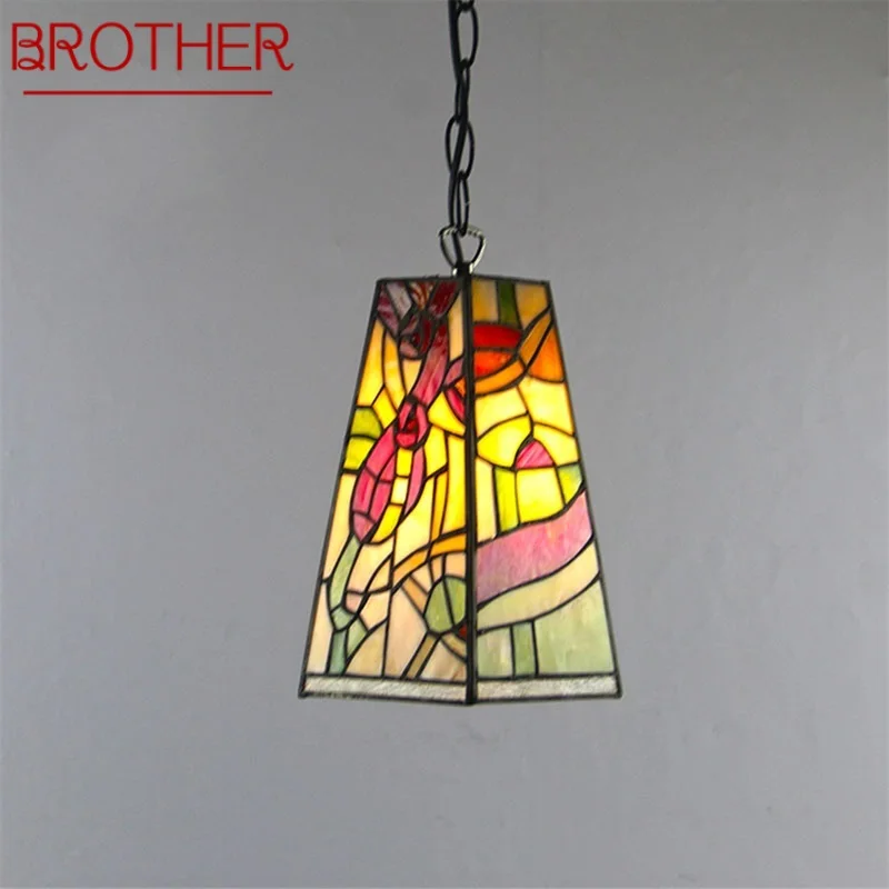 

BROTHER Retro Pendant Light Contemporary LED Lamp Creative Fixtures Decorative For Home Dining Room