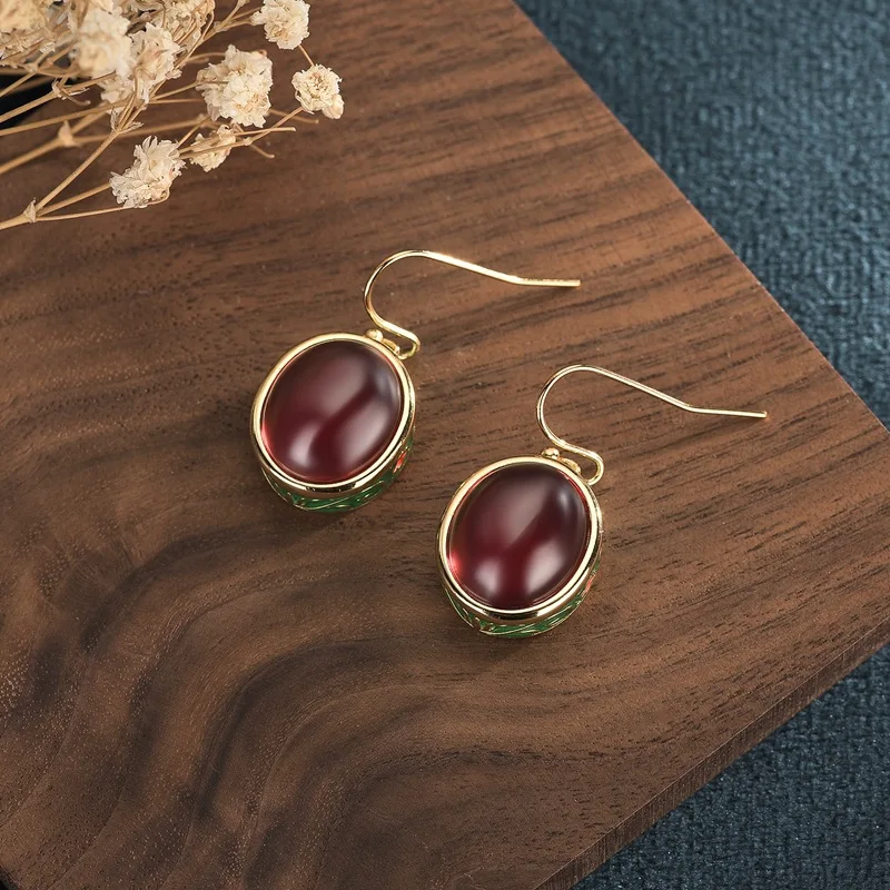 jewelry for women 2021 earrings Chinese style Ancient royal design Enamel technology Keepsake Cloisonne Crafts gemstone earrings
jewelry for women 2021 earrings Chinese style Ancient royal design Enamel technology Keepsake Cloisonne Crafts gemstone earrings