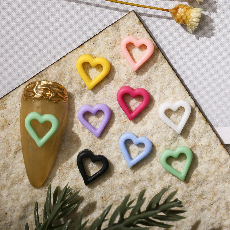 Nail Accessories Colorful Resin Hollow Heart, 8*8MM 3D Charms/Rhinestone for Manicure Decoration Carft DIY Mini Cute Jewelry#FG5
Nail Accessories Colorful Resin Hollow Heart, 8*8MM 3D Charms/Rhinestone for Manicure Decoration Carft DIY Mini Cute Jewelry#FG5