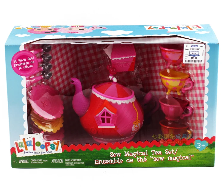 

New Mini Lalaloopsy Magical Tea Set Fashion Doll Accessories Figure Toy Kids Toys Girls Children Christmas Birthday Gifts