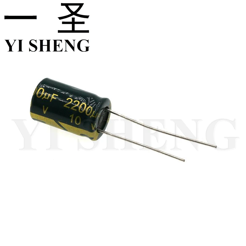 10PCS Electrolytic capacitor 10V2200uF 10*17 aluminum electrolytic capacitor 2200uf 10V 
10PCS Electrolytic capacitor 10V2200uF 10*17 aluminum electrolytic capacitor 2200uf 10V