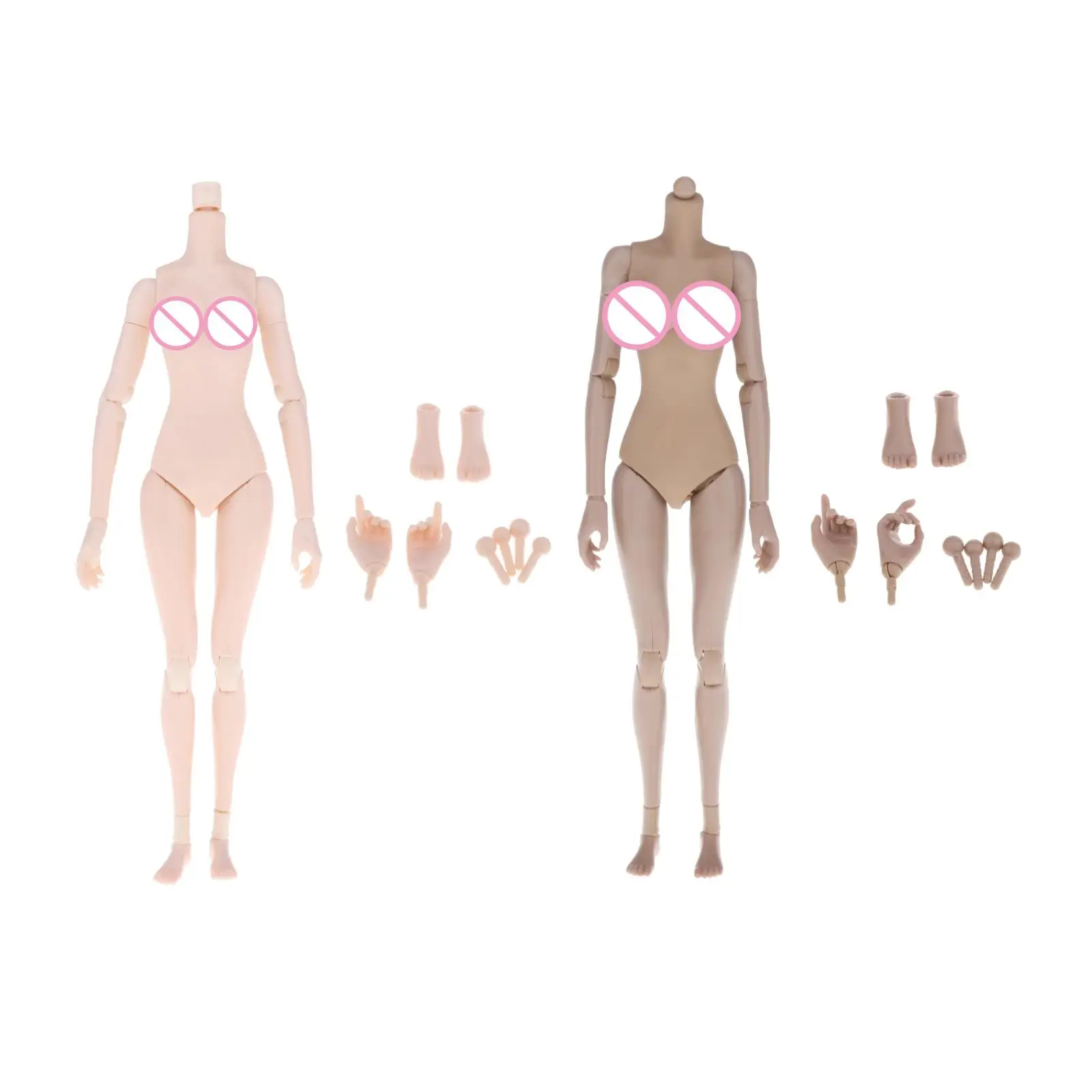 Super Flexible 1/6 Scale Female Body Naked Big Bust Doll Action Woman Figure Toy w/ Spare Accessory DIY Parts 25.5cm
Super Flexible 1/6 Scale Female Body Naked Big Bust Doll Action Woman Figure Toy w/ Spare Accessory DIY Parts 25.5cm