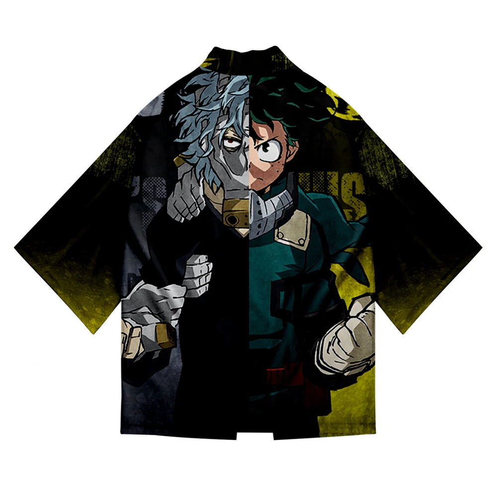Classic Japanese anime kimono my hero academia cardigan men women cosplay boku no hero academy mha shirt bnha short sleeve shirt
Classic Japanese anime kimono my hero academia cardigan men women cosplay boku no hero academy mha shirt bnha short sleeve shirt