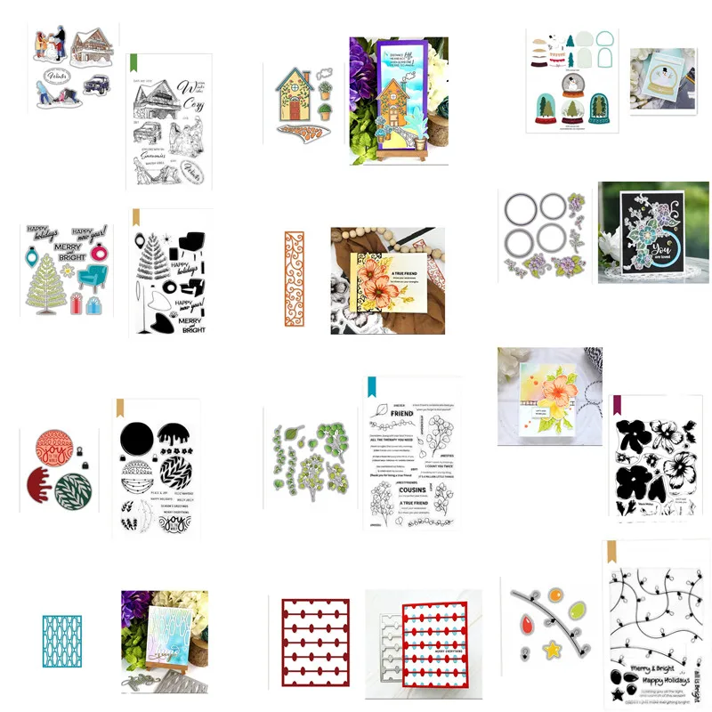 Flower Pattern Metal Cutting Dies And Clear Stamps Scrapbooking Decoration Card Diy Craft Embossing Stencil New Arrivel In 2021 
Flower Pattern Metal Cutting Dies And Clear Stamps Scrapbooking Decoration Card Diy Craft Embossing Stencil New Arrivel In 2021