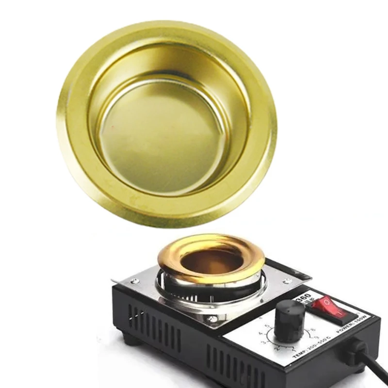 38/50/80/100mm Mini Soldering Pot Coating Solder Pot Temperature Adjustable with Capactity for Welding and Soldering
38/50/80/100mm Mini Soldering Pot Coating Solder Pot Temperature Adjustable with Capactity for Welding and Soldering