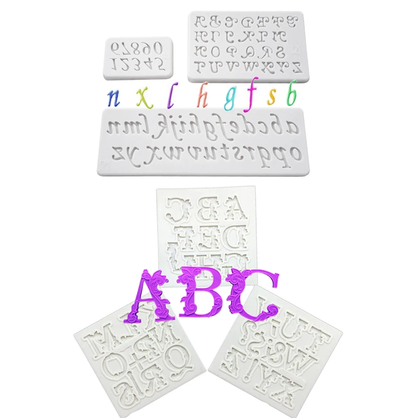 Alphabet Number Letter Silicone Mold Sugarcraft Cupcake Baking Mold Fondant Cake Decorating Tools
Alphabet Number Letter Silicone Mold Sugarcraft Cupcake Baking Mold Fondant Cake Decorating Tools